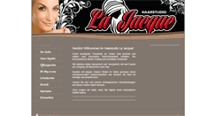 Desktop Screenshot of haarstudio-la-jacque.de